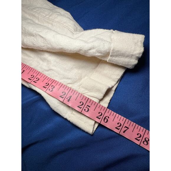 Old navy linen white pull on pants womens small coastal‎ beachy nautical casual - Picture 8 of 9